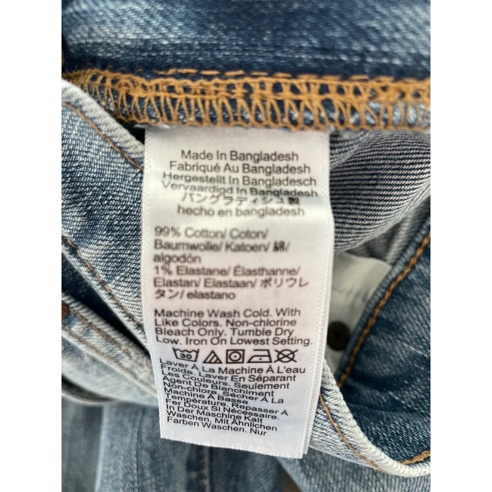 J. Crew Men Slim fit Vintage Wash Jean in Signature Flex 32x30